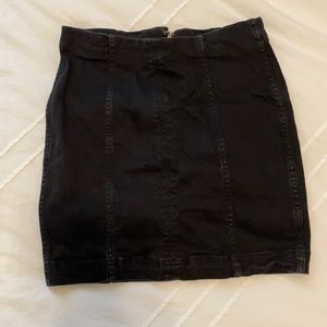 Free People Modern Femme black Miniskirt
